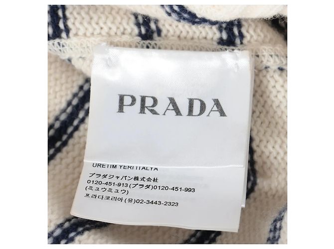 Prada Pull Wool & Cashmere XL Beige - view 5