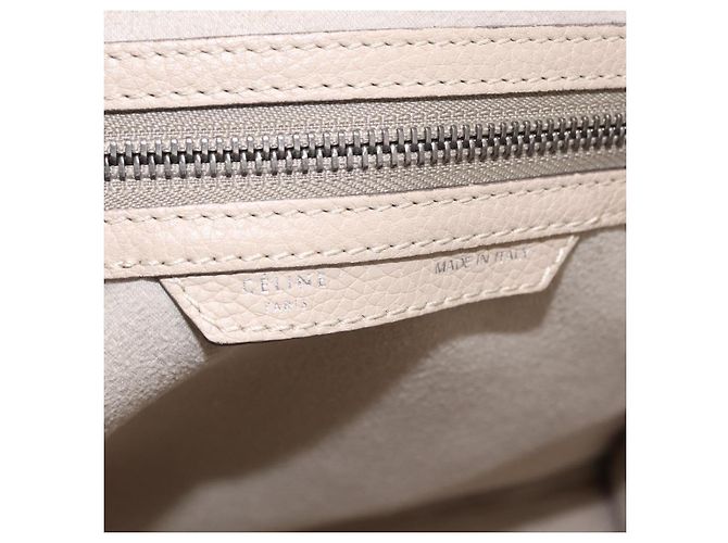 Céline Celine Luggage Smooth Leather Micro Beige - view 6