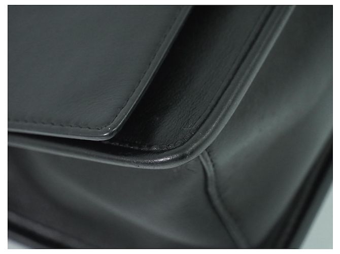 Fendi Kan I F Leather Small Negro - vista 7