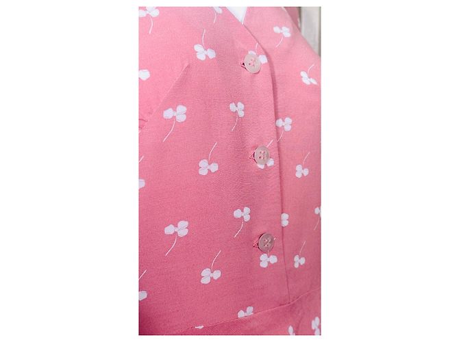 Rouje Paris Blusa Peplum Viscosa Estampado Floral Rosa - vista 3