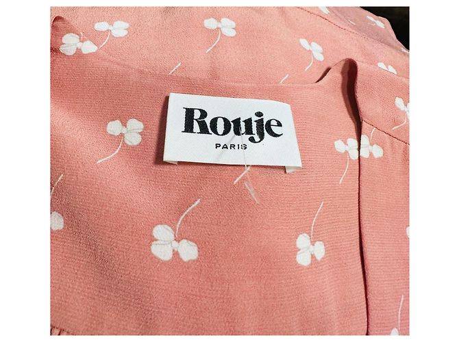 Rouje Paris Blusa Peplum Viscosa Estampado Floral Rosa - vista 5