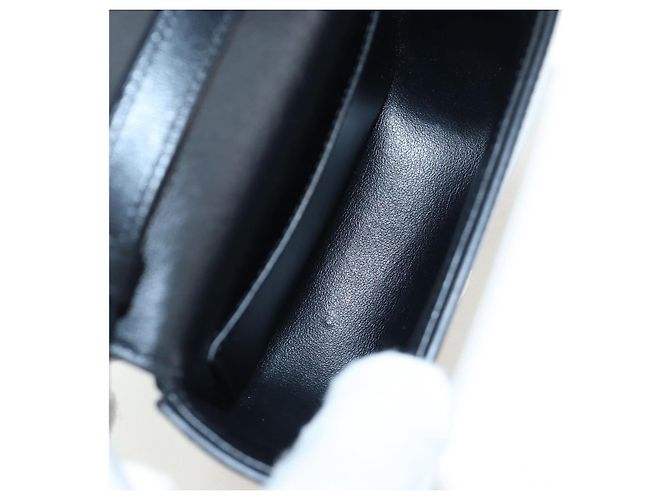 Céline Celine Triomphe Smooth Calfskin Nano Nero - vista 5