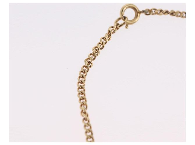 Christian Dior Vintage logo Metal Doré - vue 5