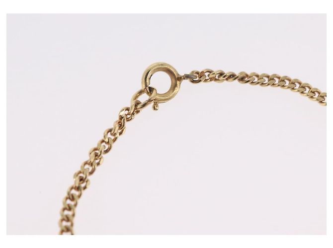 Christian Dior Vintage logo Metal Doré - vue 6