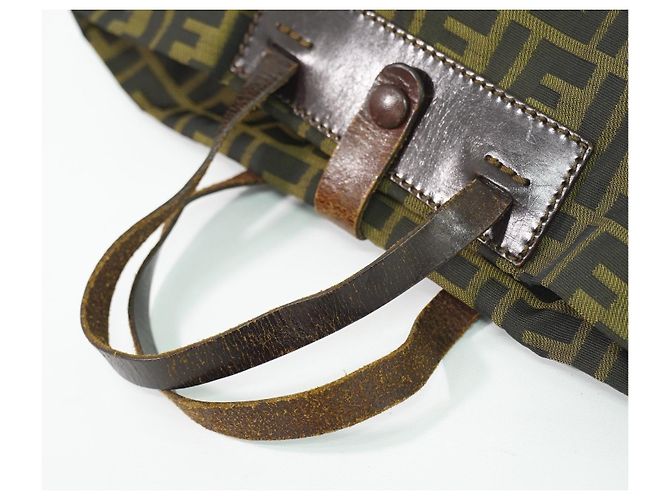 Fendi Convertible Zucca Canvas Castaño - vista 6