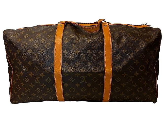 Louis Vuitton Sac Souple Monogram Canvas 55 Marrone - vista 2
