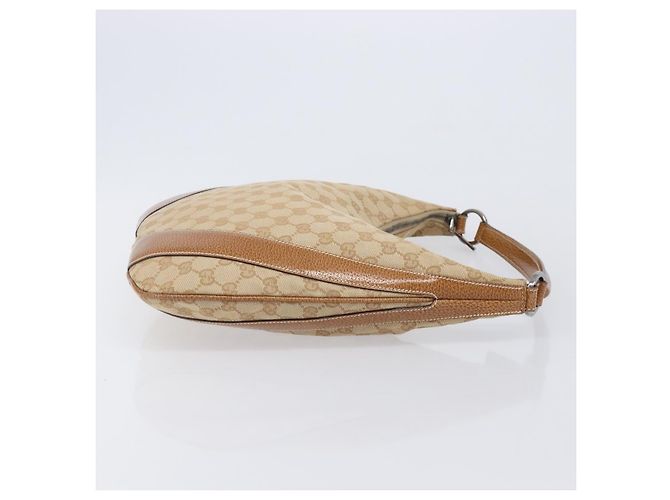 Gucci Vintage Zip Hobo GG Canvas with Leather Large Beige - Ansicht 3