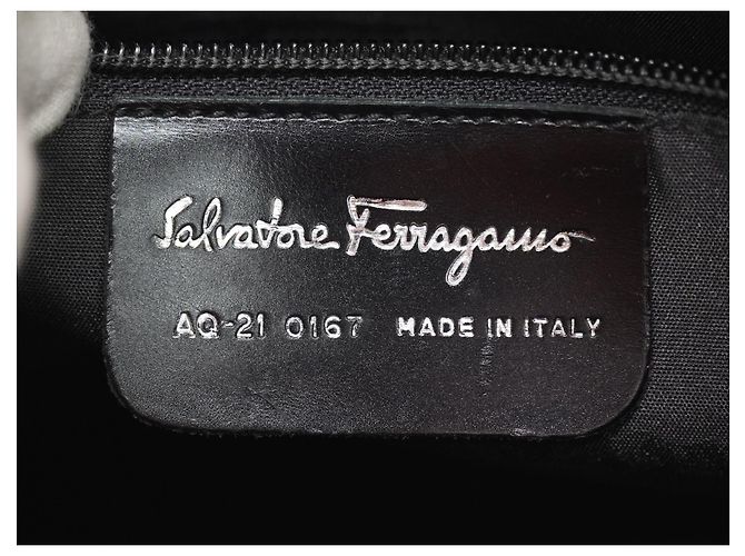 Salvatore Ferragamo Double Gancini Side Buckle Leather Medium Orange - Ansicht 5
