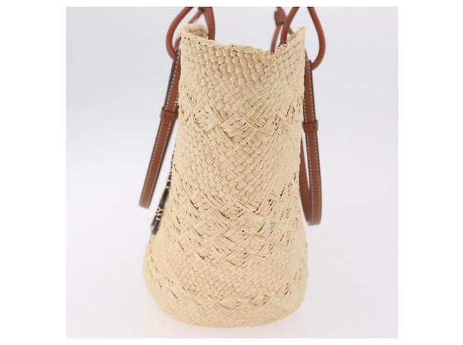Loewe Anagram Basket Raffia Small Beige - view 3