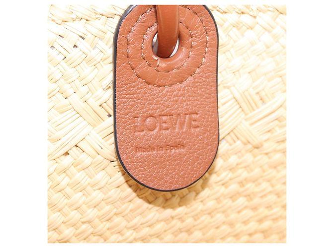 Loewe Anagram Basket Raffia Small Beige - view 6