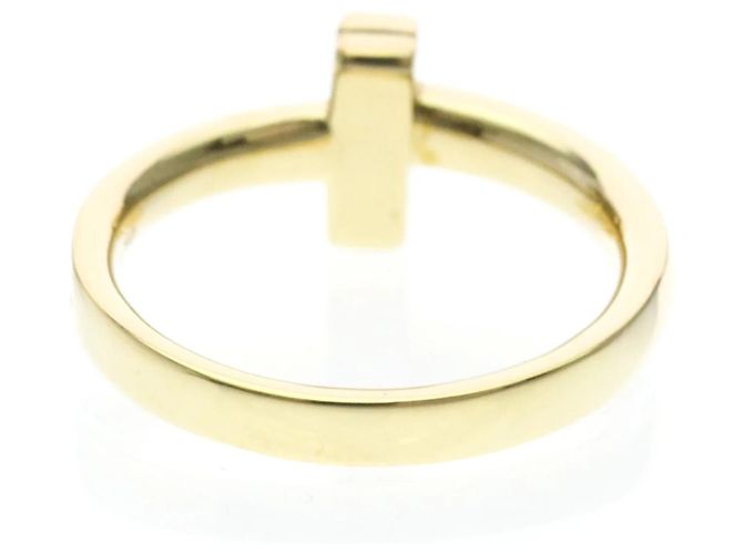 Tiffany & Co. T1 Ring 18K Gelbgold mit Diamanten Narrow Golden - Ansicht 2