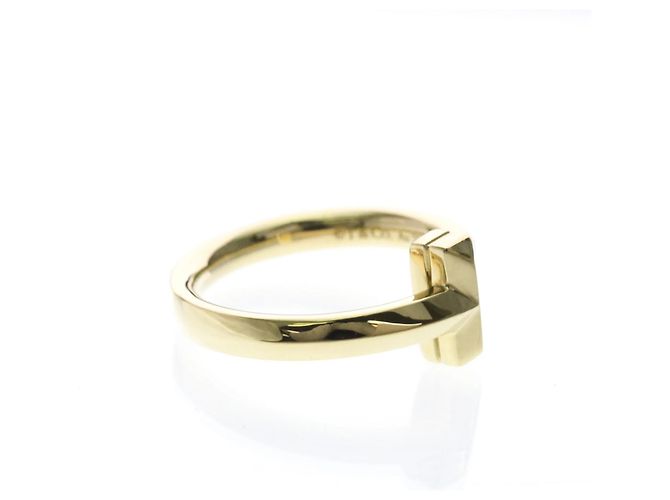 Tiffany & Co. T1 Ring 18K Gelbgold mit Diamanten Narrow Golden - Ansicht 4