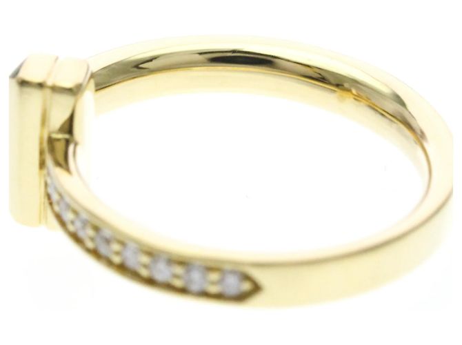 Tiffany & Co. T1 Ring 18K Gelbgold mit Diamanten Narrow Golden - Ansicht 6