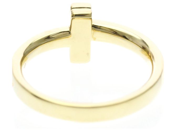 Tiffany & Co. T1 Ring 18K Gelbgold mit Diamanten Narrow Golden - Ansicht 7