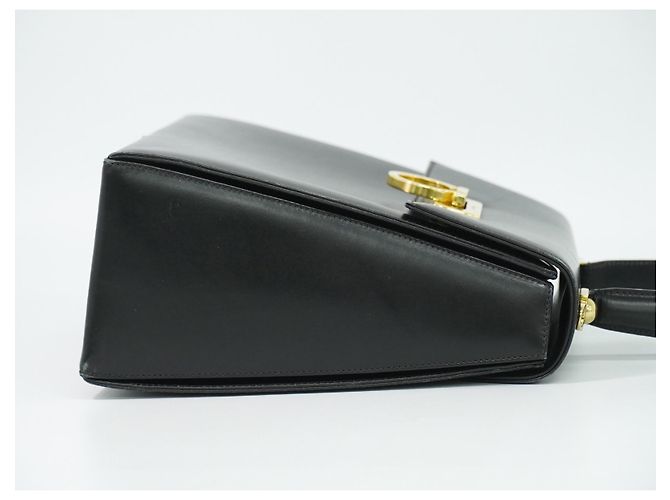Salvatore Ferragamo Convertible Top Handle Leather Nero - vista 3