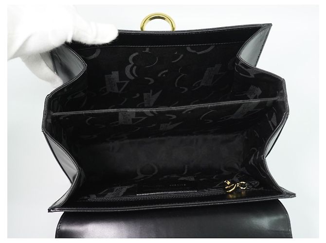 Salvatore Ferragamo Convertible Top Handle Leather Nero - vista 4