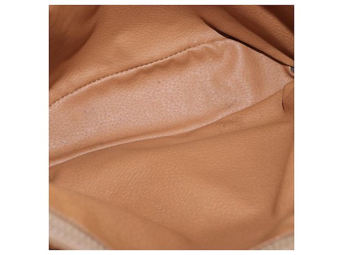 Céline Celine Vintage Macadam Shopper Coated Canvas Small Brown - view 5