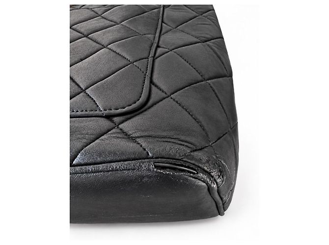 Chanel Shopping Bag aus gestepptem Leder Schwarz - Ansicht 7
