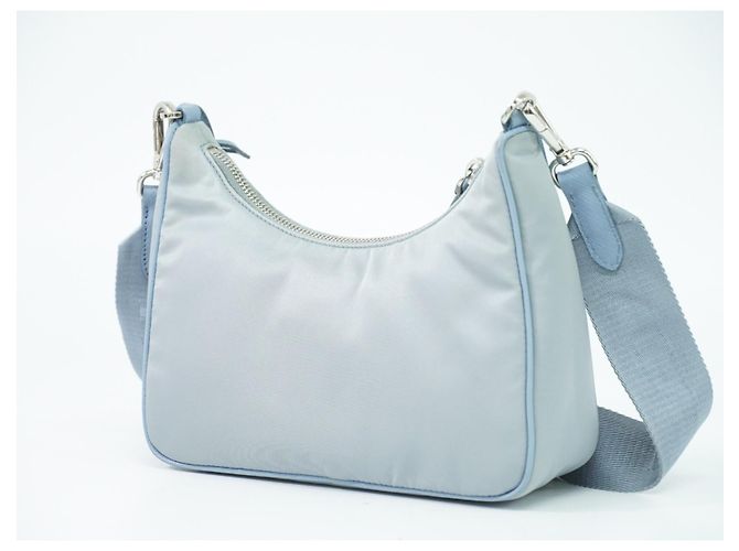 Prada Re-Edition 2005 Tessuto Small Azul - vista 2