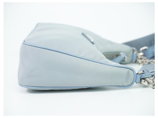 Prada Re-Edition 2005 Tessuto Small Azul - vista 3