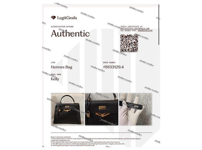 Hermès Kelly 28 Sellier Handtasche in Schwarz - Ansicht 2