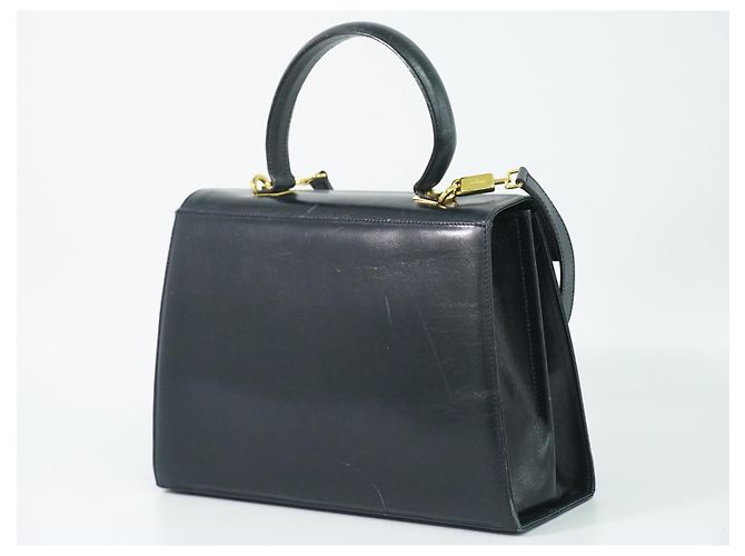 Salvatore Ferragamo Convertible Top Handle Leather Blu navy - vista 2