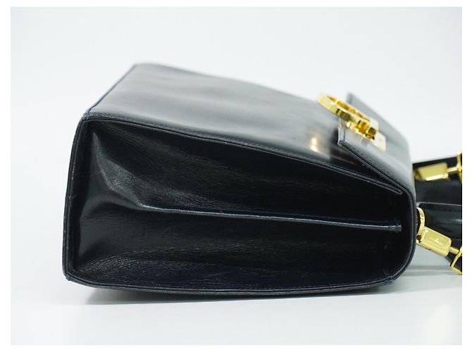 Salvatore Ferragamo Convertible Top Handle Leather Blu navy - vista 3