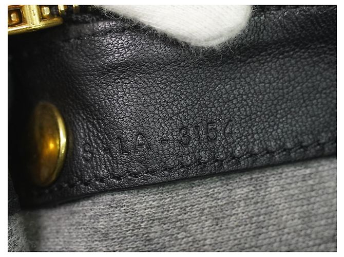 Céline Celine Trio Leather Small Preto - vista 6