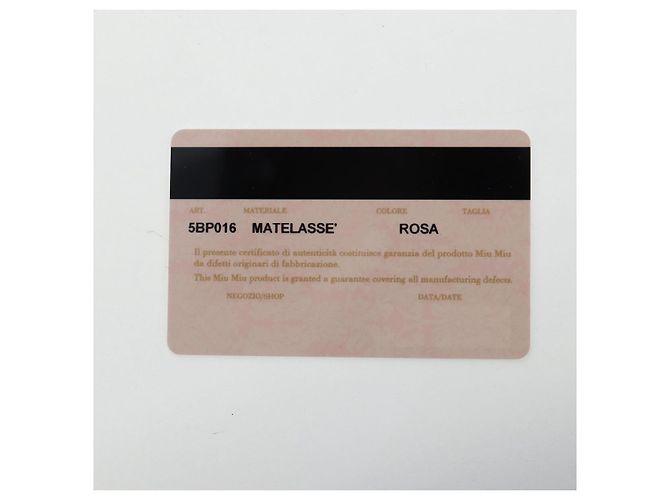 Borsa a tracolla Miu Miu Matelassé in pelle rosa oro autentica 204496SAM D'oro - vista 11
