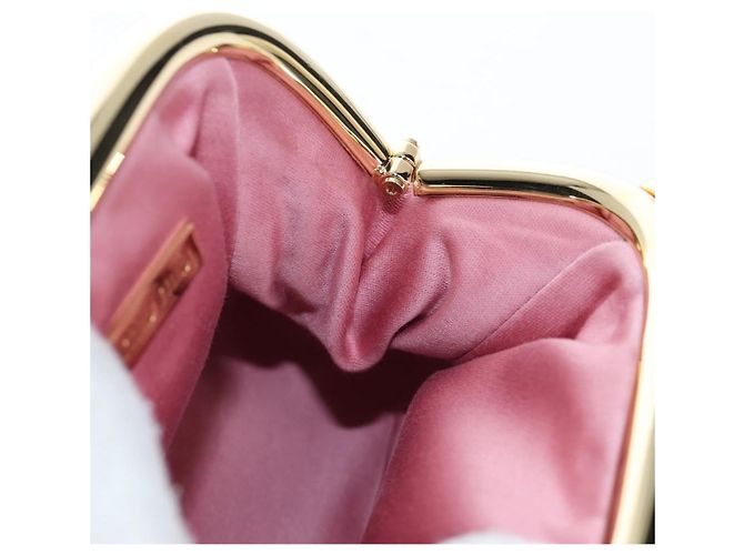 Borsa a tracolla Miu Miu Matelassé in pelle rosa oro autentica 204496SAM D'oro - vista 22
