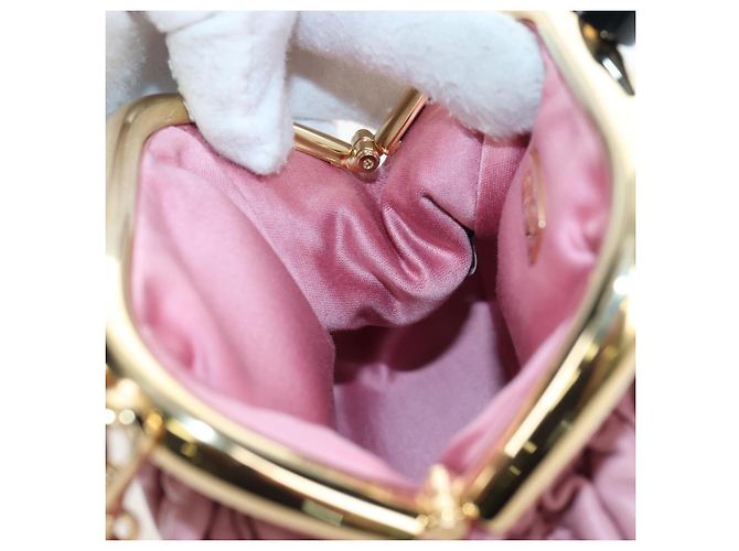 Borsa a tracolla Miu Miu Matelassé in pelle rosa oro autentica 204496SAM D'oro - vista 23