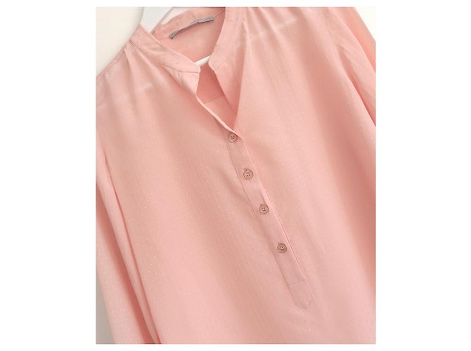 Stella Mc Cartney Stella McCartney Blusa de Jacquard com Bolinhas Rosa - vista 2