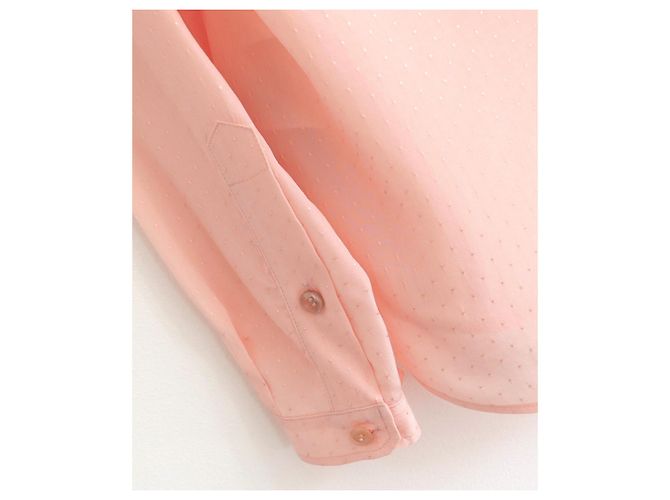 Stella Mc Cartney Stella McCartney Blusa de Jacquard com Bolinhas Rosa - vista 4