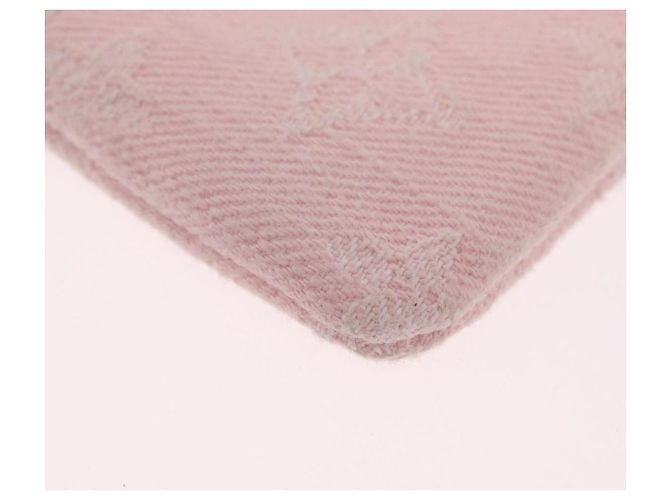LOUIS VUITTON Monogram Denim Pochette Cles Portamonete Rosa M13208 Auth ka6496M Monogramma - vista 16