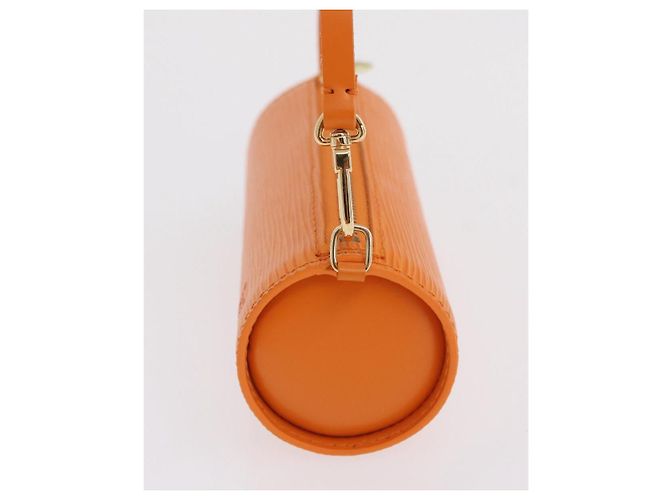 Borsa a mano LOUIS VUITTON Epi Soufflot Orange Mandarin M5222H LV Auth 167753SAM Arancione Grigio - vista 24