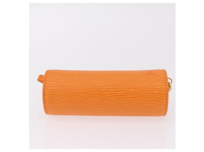 Borsa a mano LOUIS VUITTON Epi Soufflot Orange Mandarin M5222H LV Auth 167753SAM Arancione Grigio - vista 27