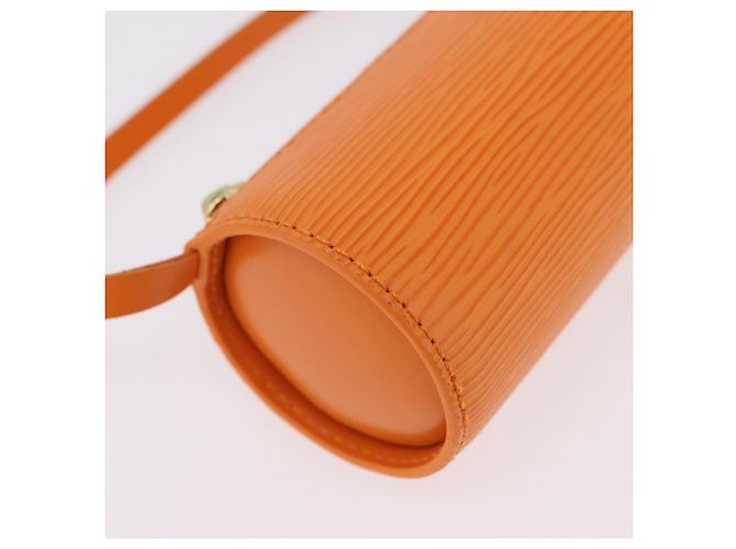 Borsa a mano LOUIS VUITTON Epi Soufflot Orange Mandarin M5222H LV Auth 167753SAM Arancione Grigio - vista 28