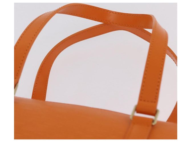 Borsa a mano LOUIS VUITTON Epi Soufflot Orange Mandarin M5222H LV Auth 167753SAM Arancione Grigio - vista 8
