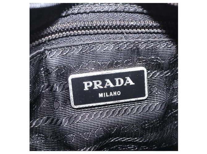 Bolso de hombro PRADA Canvas Camouflage Green Pink Auth bs37142 Rosa Verde - vista 22