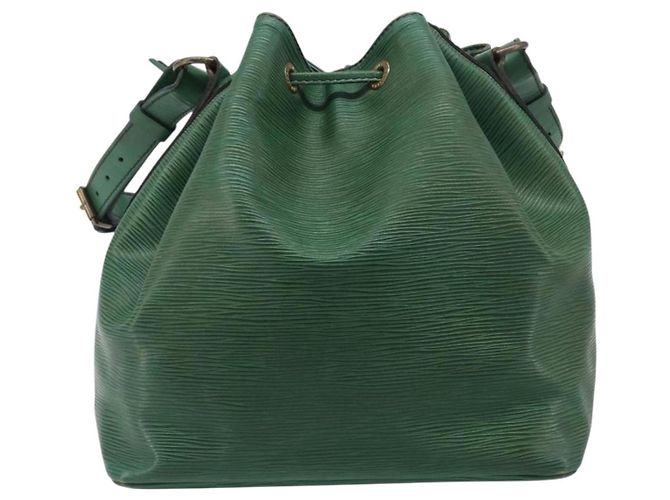 LOUIS VUITTON Borsa a tracolla Epi Petit Noe Verde M44104 LV Auth 205877 - vista 2