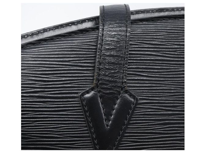 LOUIS VUITTON Epi Saint Jacques Shopping Shoulder Bag Black M52272 Auth 205031V Negro - vista 10