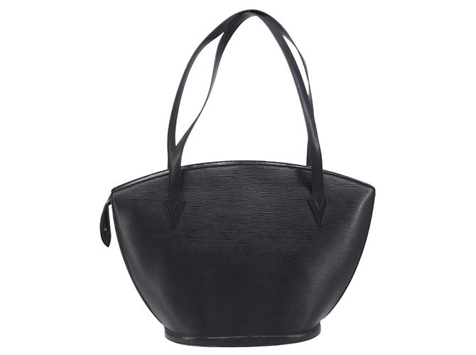 LOUIS VUITTON Epi Saint Jacques Shopping Shoulder Bag Black M52272 Auth 205031V Negro - vista 2