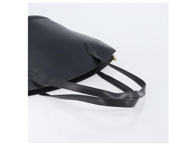 LOUIS VUITTON Epi Saint Jacques Shopping Shoulder Bag Black M52272 Auth 205031V Negro - vista 7