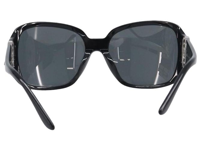 Bulgari Occhiali da sole BVLGARI Plastica Nero Argento Auth BA16227 - vista 3
