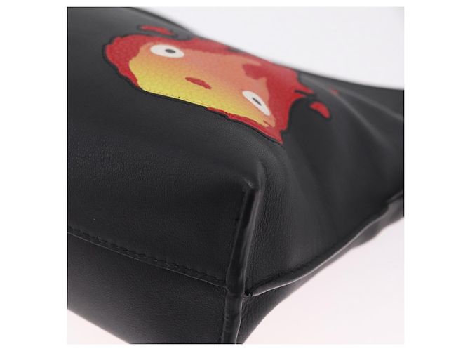 LOEWE Studio Ghibli Flamenco Mini Calcifer Howl's Leather Auth 167640SAM Nero D'oro - vista 16