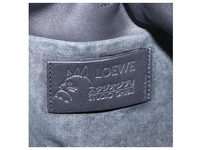 LOEWE Studio Ghibli Flamenco Mini Calcifer Howl's Leather Auth 167640SAM Nero D'oro - vista 23