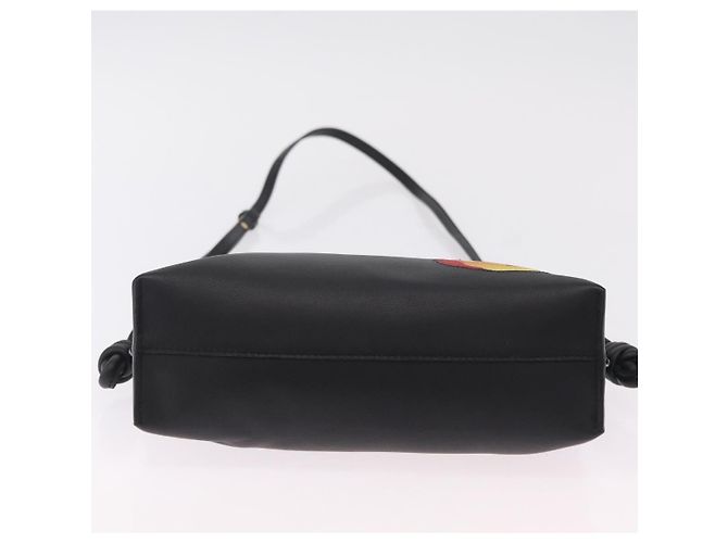 LOEWE Studio Ghibli Flamenco Mini Calcifer Howl's Leather Auth 167640SAM Nero D'oro - vista 5