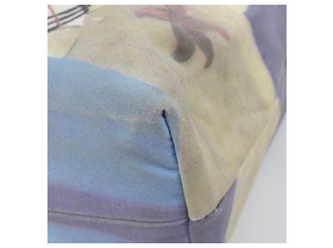 Bolso de mano BURBERRY Canvas Blue Silver Auth 205994A Plata Azul - vista 11