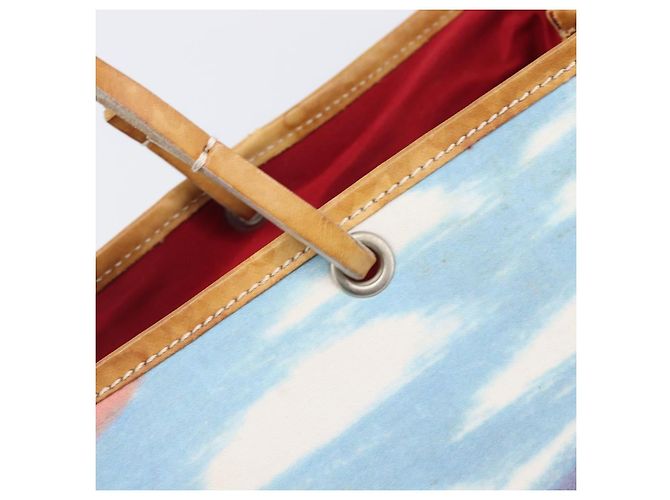 Bolso de mano BURBERRY Canvas Blue Silver Auth 205994A Plata Azul - vista 16