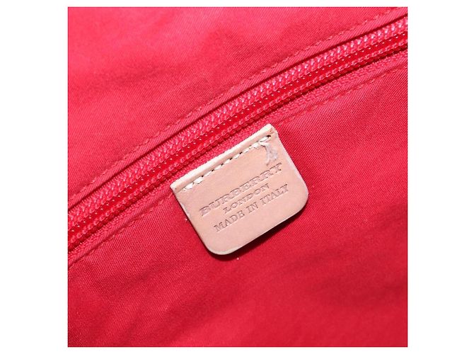 Bolso de mano BURBERRY Canvas Blue Silver Auth 205994A Plata Azul - vista 18